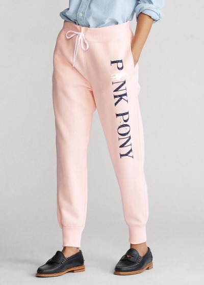 Sweatpants Ralph Lauren Pink Pony Fleece Mulher 35740-UVJD